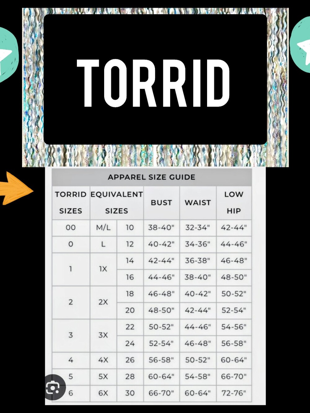 Size Guide Charts For Reference only!!! - Picture 1 of 10